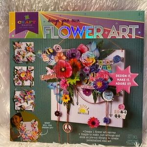Kids flower art craft